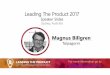 Leading The Product 2017 - Magnus Billgren - Speaker Slides