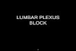 lumbar plexus block