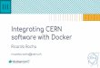 Integrating CERN software with Docker