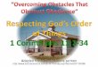 15 Respecting God’s Order of Things 1 Corinthians 11:2-34