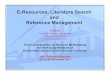 eResources, Literature search and Reference Management Software
