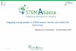 Stem Alliance Webinar: 'Engaging young people in STEM careers: be the role model for tomorrow