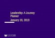 Leadership: A Journey Planner