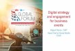 Digital strategy and engagement for business events