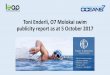 Toni, molokai swim publicity report oct 2017