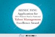 Aiesec sysu tm application for 2014 winter natco excellence function award