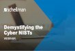Demystifying the Cyber NISTs
