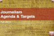 Q1 11 2 15  journalism agenda & targets posting