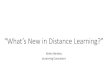 What is the future of distance learning?