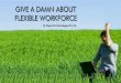 Give a Damn about Flexible Workforce