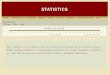STATISTICS - University of California, Irvinestephanus.tlg.uci.edu/helppdf/stats.pdf · The statistics view allows you to review word usage in the entire corpus (Full corpus statistics),