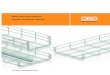 Mesh cable tray systems - Electro Enchufe S.A.Celectroenchufe.com/pdf/descargar/552d6ec64fec6.pdf · 4 GR-Magic® mesh cable tray A ground-breaking system from OBO: mesh cable tray