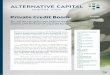 ALTERNATIVE CAPITAL - Arbour Partnersarbourpartners.com/ACMV2015.pdf · alternative capital the market context page 2 private debt page 3 direct lending page 4 invoice funding page