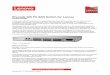 Brocade 300 FC SAN Switch for Lenovo · PDF fileBrocade 300 FC SAN Switch for Lenovo Product Guide The Brocade 300 FC SAN Switch for Lenovo (Machine Type 3873) provides small to medium-sized