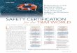 SAFETY CERTIFICATION for the T&M WORLDdownload.ni.com/pub/devzone/tut/safety_cert_for_tmw.pdf · “We need safety certification to ... (IEC 60950-1) and Test ... Achieving a certification