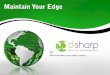 Maintain Your Edge - Toronto Academy of  · PDF fileMaintain Your Edge Instrumental in the preservation of the environment and each other