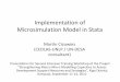 Implementation of Microsimulation Model in · PDF fileMicrosimulation Model in Stata ... pl_moderate moderate poverty line num ... fgt_1usd fgt_2usd fgt_moderate fgt_extreme gini_yhpc