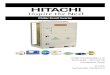 Chiller Scroll Inverter - Hitachi Ar · PDF file1 Especificações Técnicas Gerais ... Pensando nisso a Hitachi Ar Condicionado do Brasil apresenta sua nova linha de Resfriadores