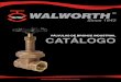 VÁLVULAS DE BRONCE INDUSTRIAL CATÁLOGO - …cavinse.com/assets/catalogos/walworth/bronce_industrial.pdf · vÁlvula walworth de globo de bronce industrial clase 200 (400 wog) 