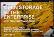 DUSTIN L. BLACK, RHCA OPEN STORAGE IN THE ENTERPRISEevents.linuxfoundation.org/sites/events/files/slides/Red Hat, Inc... · DUSTIN L. BLACK, RHCA OPEN STORAGE IN THE ENTERPRISE with