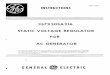 STATIC VOLTAGE REGULATOR FOR AC GENERATOR …store.gedigitalenergy.com/manuals/Documents/General/GEK-12510.pdf · Manual-Auto-Control ... Static Voltage Regulator for AC Generator