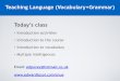 Teaching Language (Vocabulary+Grammar) · PDF fileremembering English words? ... Teaching Languages to Young Learners Lynne Cameron ... Teaching Languages to Young Learners Lynne Cameron