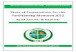 State of Preparedness for the Forthcoming Monsoon · PDF file1 Monsoon Contingency Plan 2012- Azad Jammu & Kashmir State of Preparedness for the Forthcoming Monsoon 2012 Azad Jammu