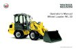 Operator’s Manual Wheel Loader WL 30 - Wacker NeusonOperator’s Manual Wheel Loader WL 30. December 10 Edition. You have opted for a Wacker Neuson loader – thank you very much