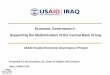 Economic Governance II : Supporting the Modernization …pdf.usaid.gov/pdf_docs/PNADQ302.pdf · Economic Governance II : Supporting the Modernization of the Central Bank of Iraq