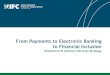 From Payments to Electronic Banking to Financial Inclusionsiteresources.worldbank.org/INTIRAQ/Resources/Access_to_MSME... · From Payments to Electronic Banking ... E-Money Reduces