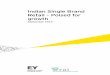 Indian Single Brand Retail – Poised for growth - EY · PDF file1.3 Favorable demographics and rising income levels are the key factors in ensuring sustainable economic growth for