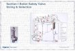 Section I Boiler Safety Valve Sizing & SelectionSizing ... Safety Valves.pdf · 1/24/2007 · Section I Boiler Safety Valve Sizing & SelectionSizing & Selection 23 and 24 January