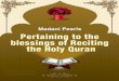 Madani Pearls - Reciting the Holy Quran - Dawat-e-Islami · PDF filestudents who have completed Quran with tajweed (at least 15 years [4/29] Faizan-e-Telawat-e-Quran old) from Madrasa-tul-Madina
