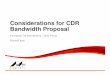 Considerations for CDR Bandwidth Proposal - IEEE  · PDF fileConsiderations for CDR Bandwidth Proposal Fernando De Bernardinis, Carlo Pinna Marvell Italy
