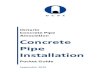 Concrete Pipe Installation - OCPA Pipe Installation-Pocket Guide... · Establish forms for record keeping, progress reports, diary, etc. Concrete Pipe Installation 11 Site Preparation