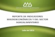 REPORTE DE INDICADORES MACROECONÓMICOS Y · PDF file2 CONTENIDO I. COMENTARIOS GENERALES DEL SECTOR II. INDICADORES MACROECONÓMICOS PARA MÉXICO 1. Evolución de la Actividad Económica