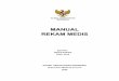 MANUAL REKAM MEDIS - · PDF file29 Tahun 2004 tentang Praktik Kedokteran Pasal 46 ayat (1) yang menyatakan ... dan Pedoman Pengelolaan Rekam Medis Rumah Sakit di Indonesia yang dikeluarkan