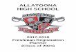 ALLATOONA HIGH SCHOOL - Cobb County School District Documents/8th Grade... · Allatoona High School uses a 4x4 Block schedule which allows a student to take eight classes ... Health