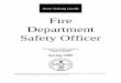 Fire Department Safety Officer - MFRI · PDF fileHazardous Material Operation ... FIRE 110-PPT-1-2-5 Fire Department Safety Officer Trends ... Reading Buildings FIRE 110-PPT-3-1-1