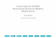 Course notes for EE394V Restructured Electricity …2 Market power in the absence of transmission constraints • This material is based on Part 4 of Power System Economics, by Steven