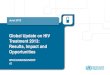 Global Update on HIV Treatment 2013: Results, Impact and ... · PDF fileGlobal Update on HIV Treatment 2013: Results, Impact and Opportunities WHO/UNAIDS ... Shifting from AIDS to