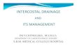 INTERCOSTAL DRAINAGE AND ITS · PDF fileintercostal drainage and its management dr.v.chitraleka . m.s.m.ch department of cardiothoracic surgery. s.r.m. medical college hospital. anatomy