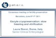 Consensus meeting on fertility preservation Barcelona, · PDF fileConsensus meeting on fertility preservation . Barcelona, ... 2. allows delayed embryo transfer during a natural menstrual