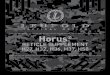 RETICLE SUPPLEMENT H27, H32, H36, H37, · PDF file2 The Horus Reticle Products containing Horus reticles are produced under license from Horus Vision, LLC. The Horus® reticles are