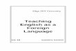Teaching English as a Foreign Language - Edge Hill · PDF fileTeaching English as a Foreign Language Introduction: Teaching English as a Foreign Language (TEFL), which is also known