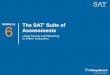 MODULE The SAT Suite of Assessments · PDF fileMODULE 6 ® The SAT Suite of Assessments ... AP Potential and PSAT are trademarks owned by the College ... Each test in the SAT Suite