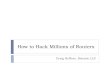 How to Hack Millions of Routers - DEF CON · PDF fileHow to Hack Millions of Routers Author: Craig Heffner Keywords: Defcon, DEF CON, Hacker,Security Conference, Presentations,Technology,Phreaking,Lockpicking,hackers