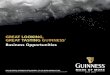 GREAT LOOKING, GREAT TASTING GUINNESS Business · PDF fileGreat looking, great tasting GUINNESS® adds value to your business How do consumers choose outlets? • 86% tell us beer
