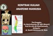 KONTRAK KULIAH ANATOMI MANUSIA - kroosita2's blogkroosita2.staff.ipb.ac.id/files/2015/02/KONTRAK-KULIAH-ANATOMY... · Mata kuliah ini memberikan pemahaman tentang struktur anatomi