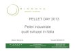 Bergonzi - Pellet day   - Pellet day 2013.pdf · PDF filePellet industriale quali sviluppi in Italia PELLET DAY 2013 Alberto Bergonzi Vercelli 28/09/2013